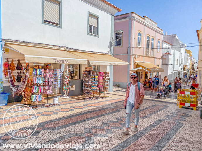 Calle Infante de Sagres en Lagos