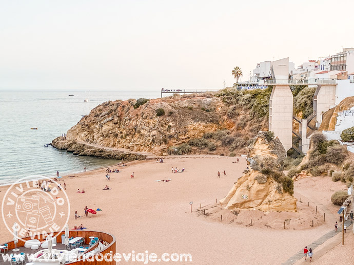 Praia y elevador do Peneco | Lugares que ver en Albufeira