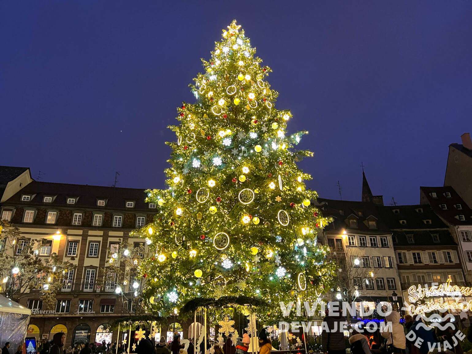 Plaza Kléber, Estrasburgo - Alsacia en Navidad