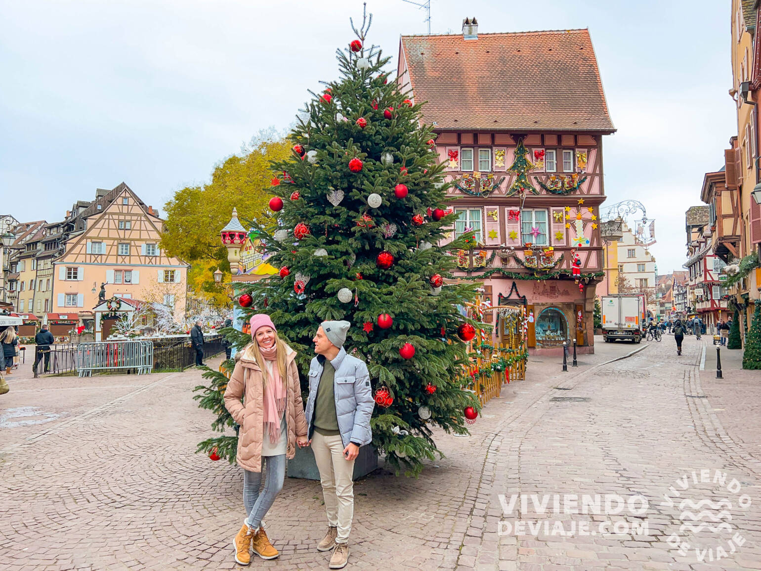El árbol de Navidad más bonito de Colmar