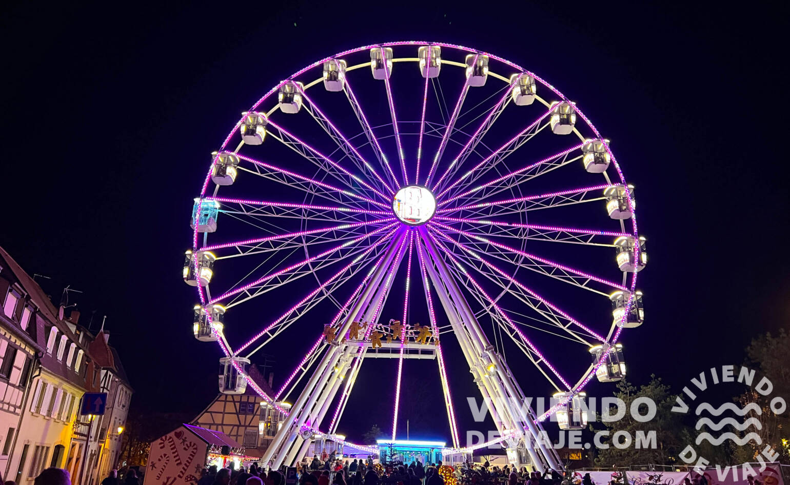 Gran Noria de Colmar en Navidad