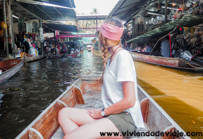 Que ver en Bangkok, mercado flotante