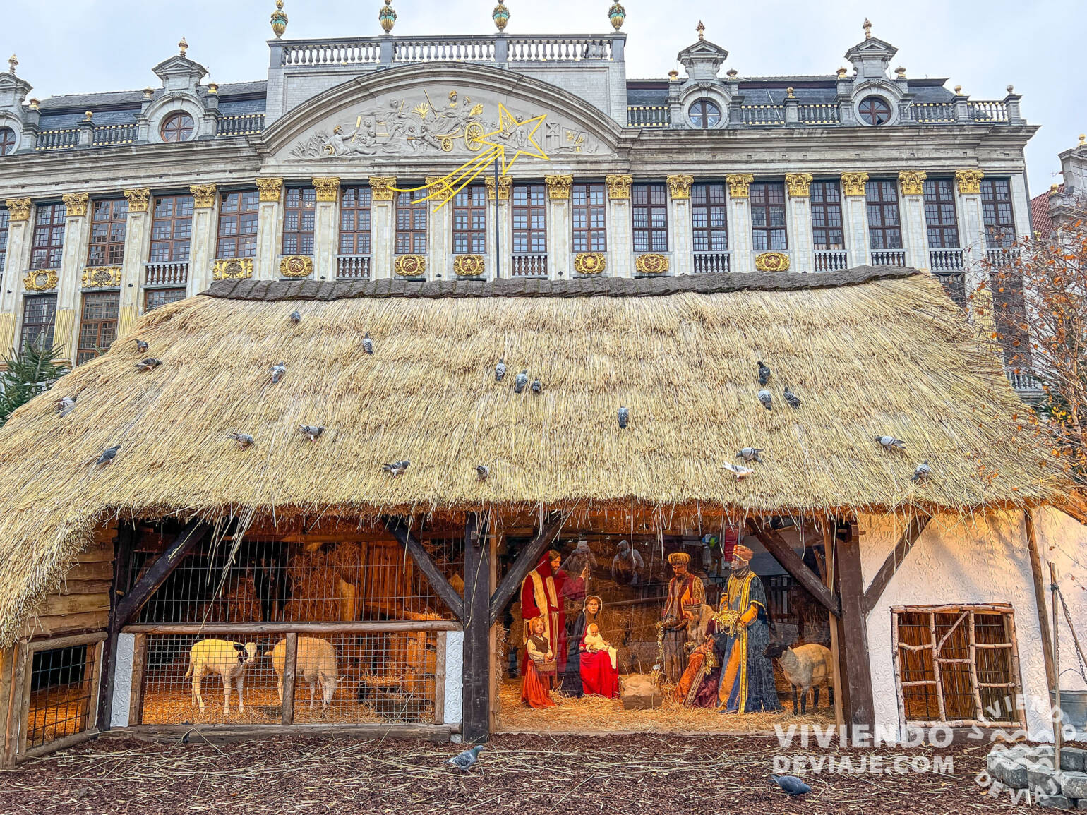 Presepe della Grand Place di Bruxelles