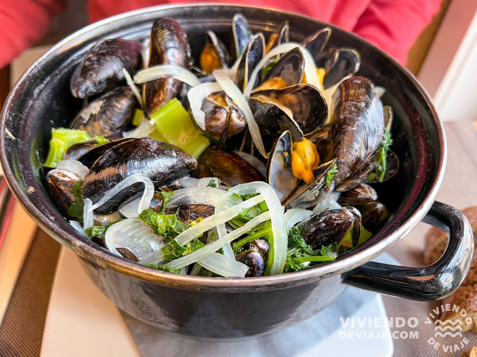 Mejillones con patatas en Bruselas