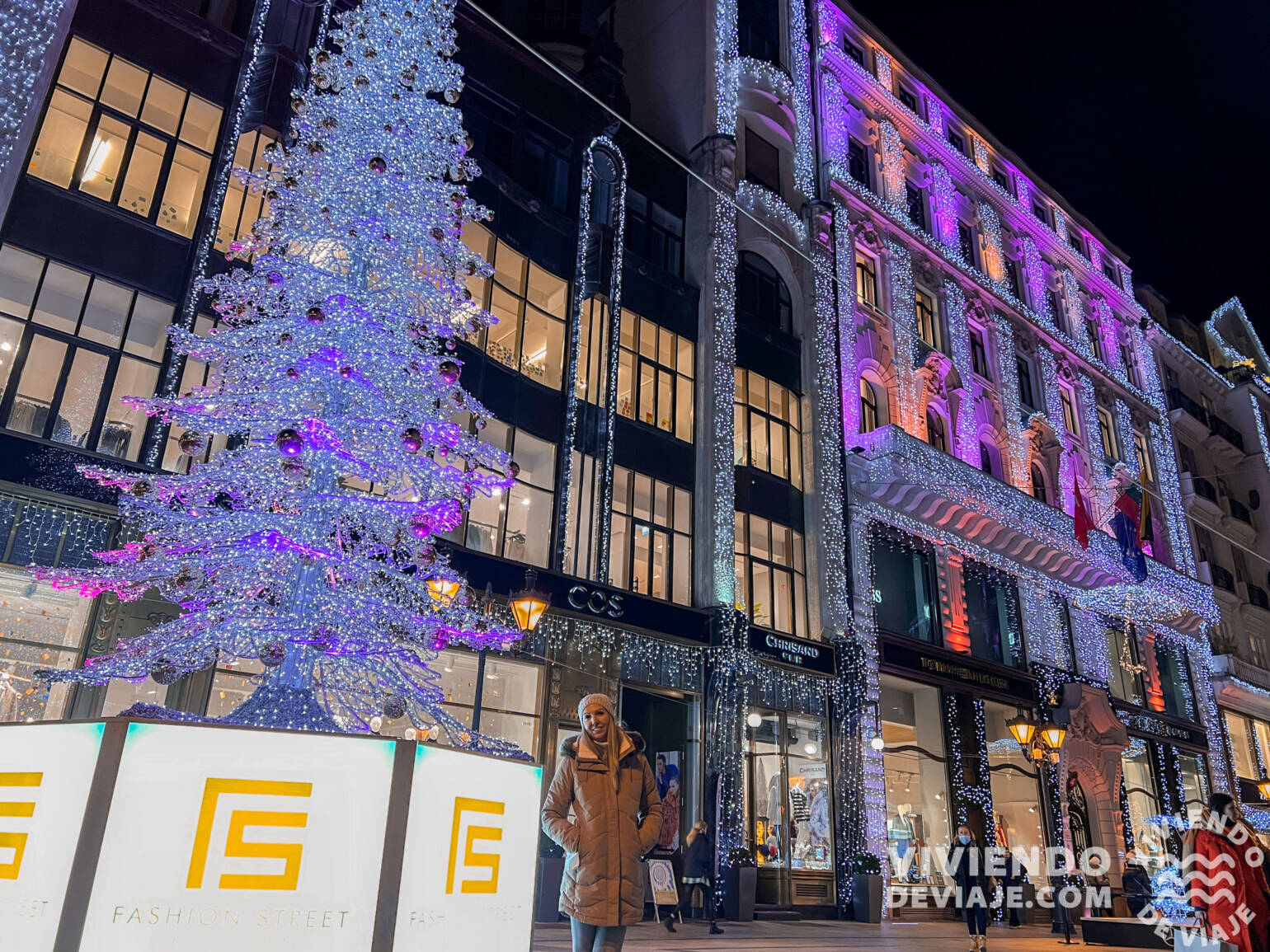 Fashion Street en Navidad - Budapest