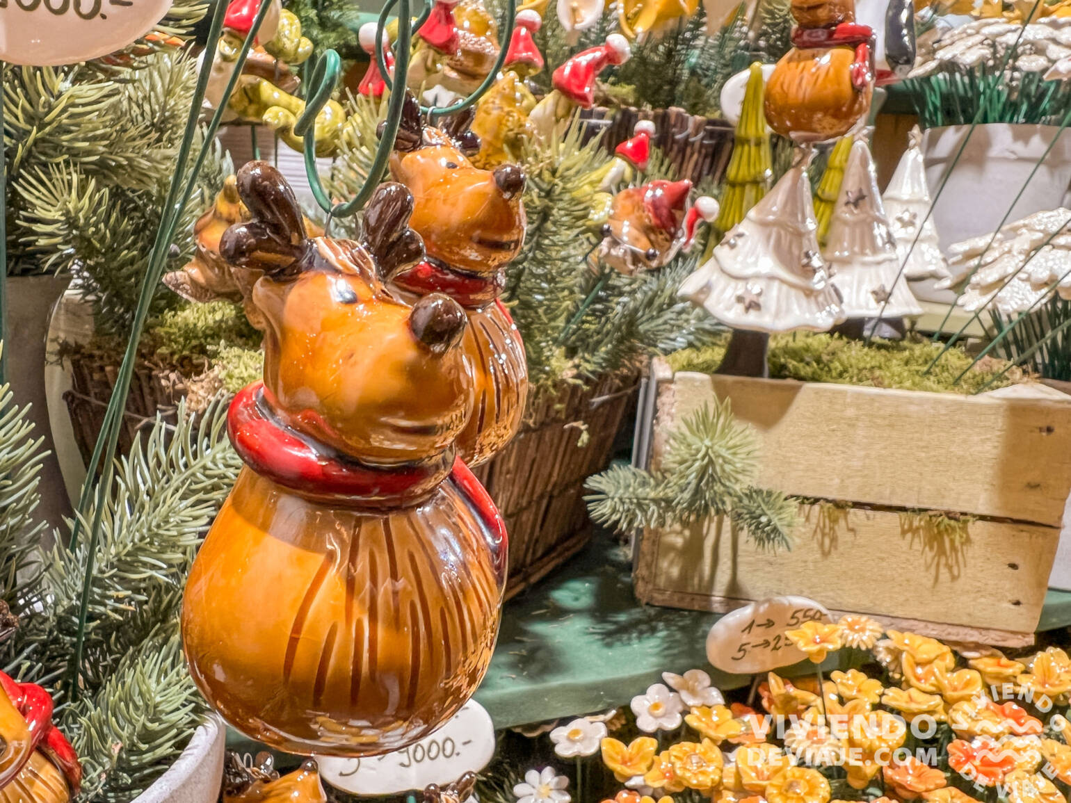 Mercado de Navidad de la Plaza Vörösmarty - Budapest en Navidad