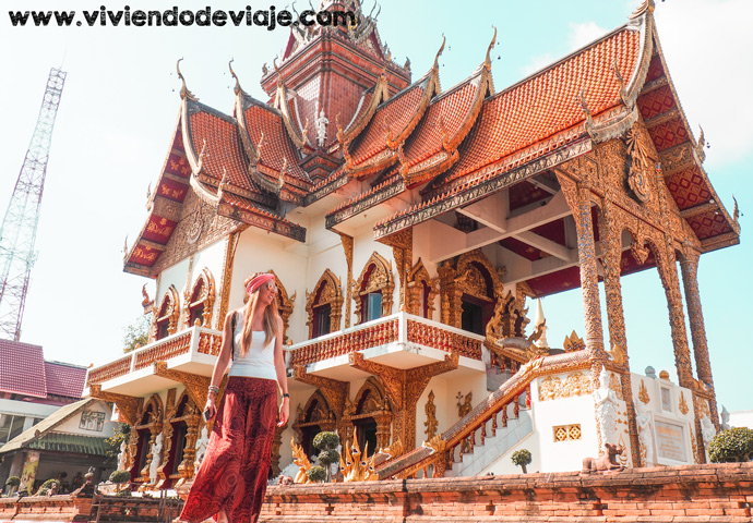 Templo Wat Buppharam en Chiang Mai