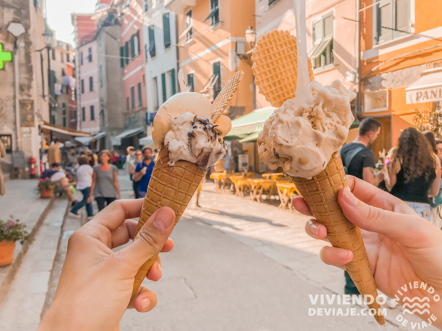 Que ver en Cinque Terre, gelato italiano Qué hacer en Cinque Terre, ¡probar los gelatos!