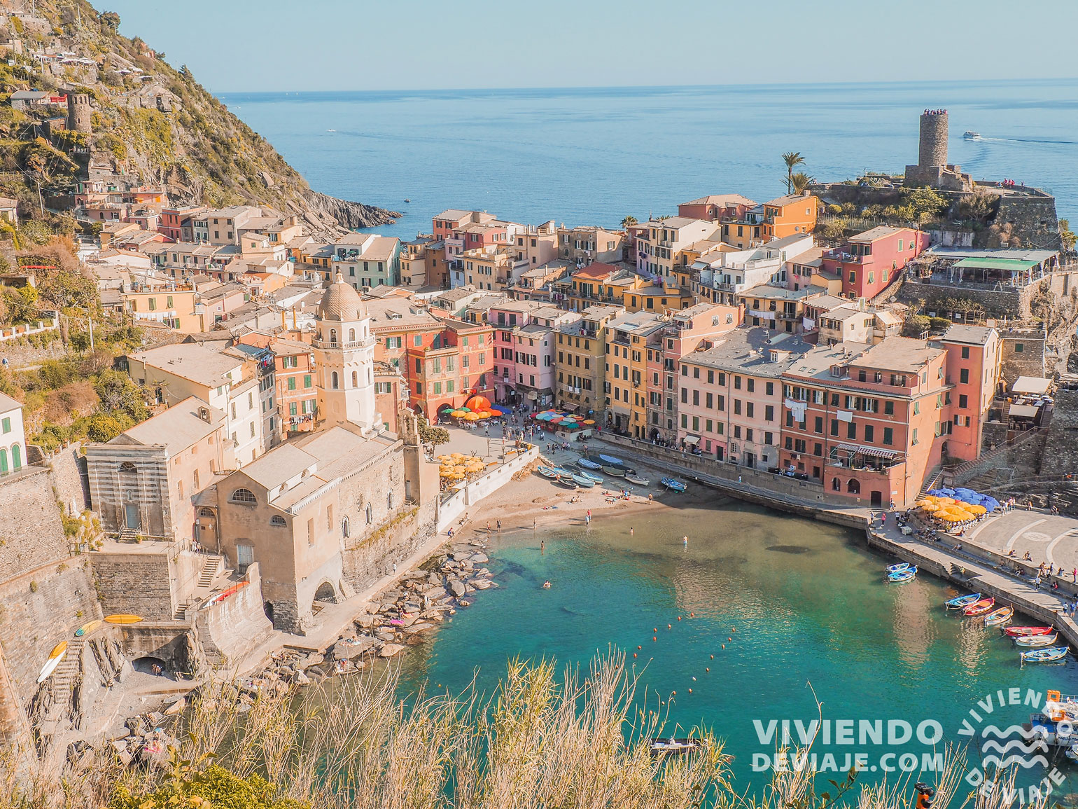 Que ver en Cinque Terre, mirador Vernazza