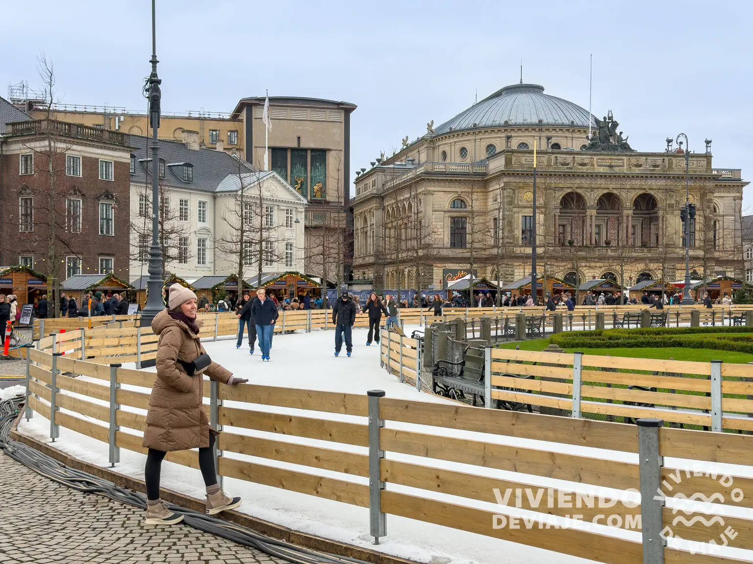 Pista de patinaje del Copenhagen Winter Wonderland