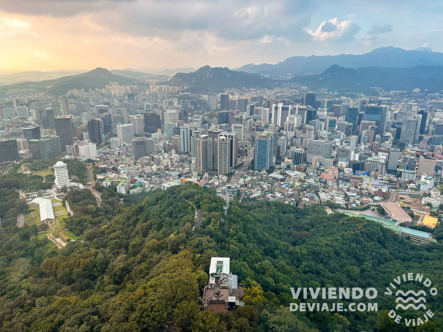 Vistas del Teleférico de Namsan | Seúl