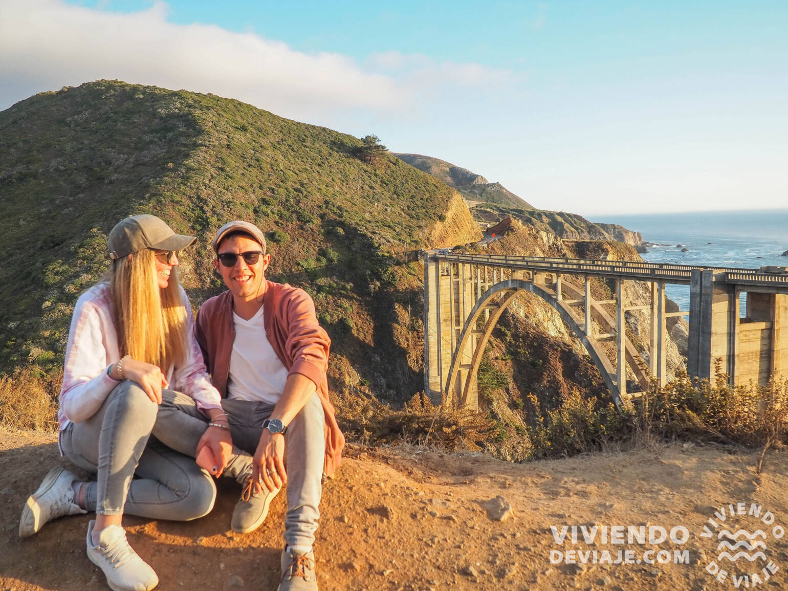 Ruta por la costa de California - Atardecer en Bixby Creek Bridge