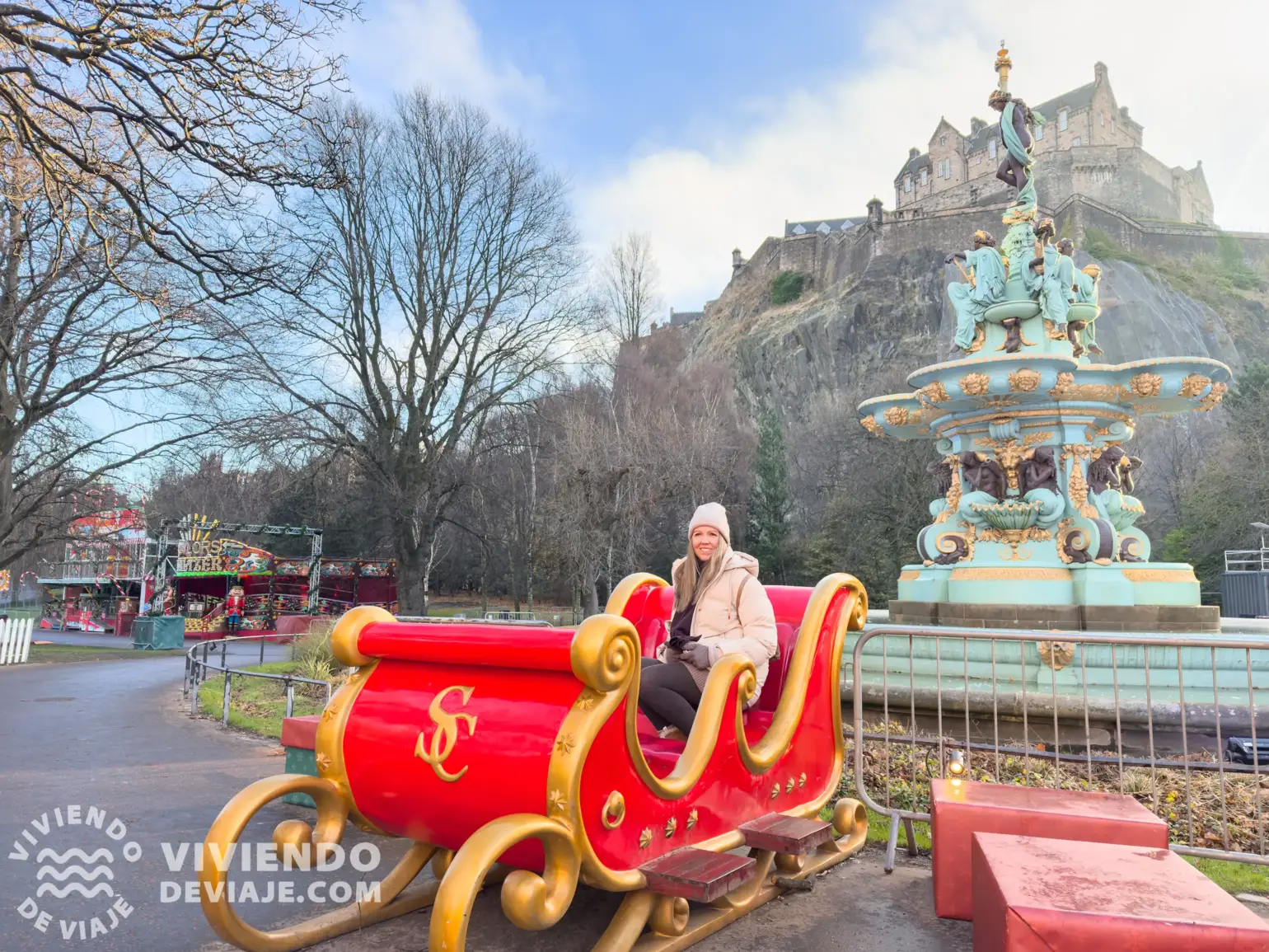 Atracciones infantiles en Princes Street Gardens | Edimburgo en Navidad