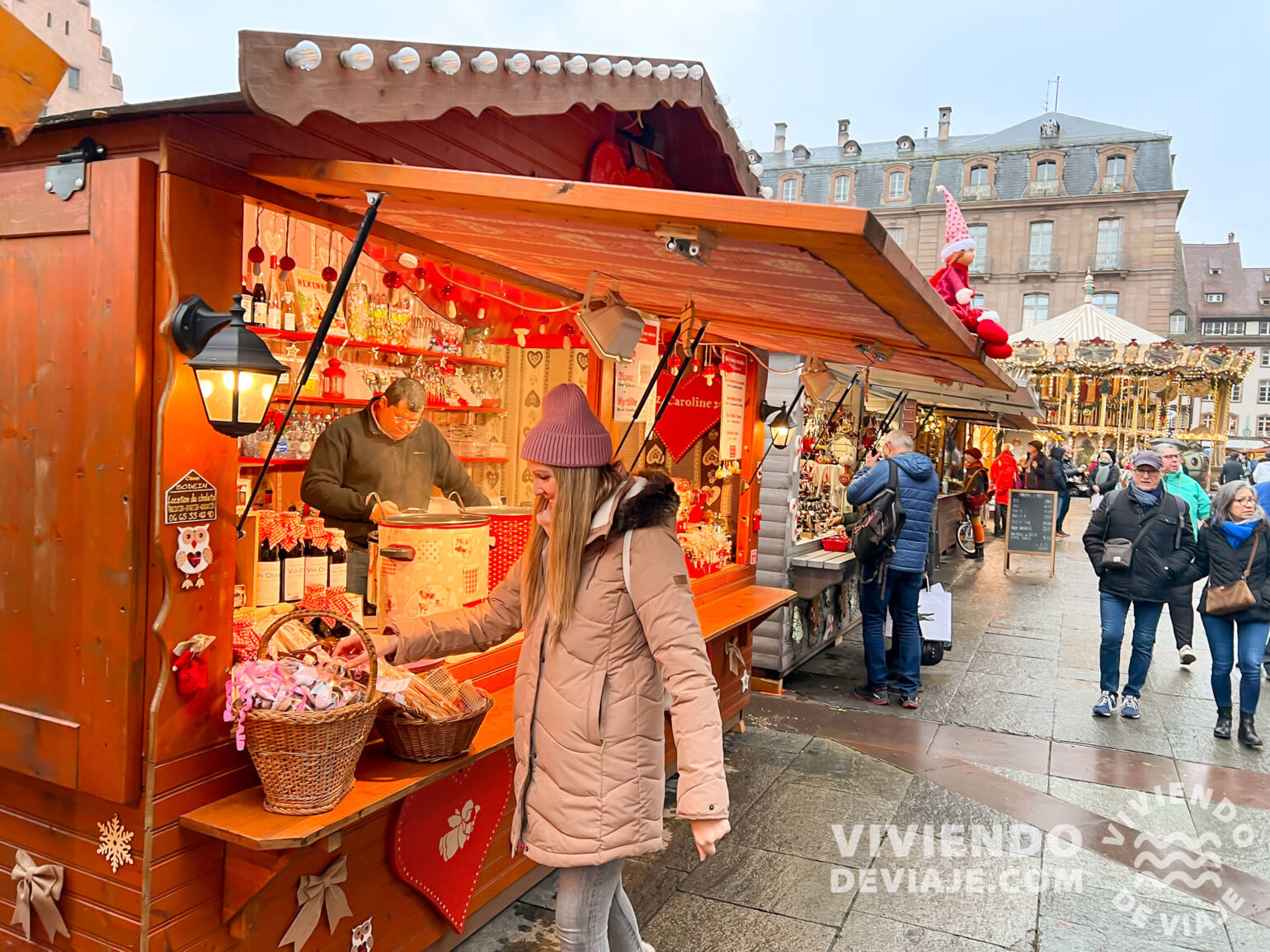 Mercado de Navidad de la plaza del Castillo | Estrasburgo