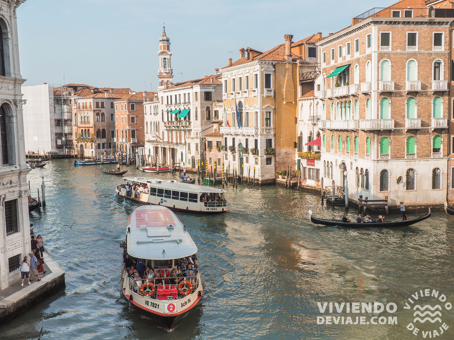 Cómo ir del aeropuerto Marco Polo a Venecia, vaporetto