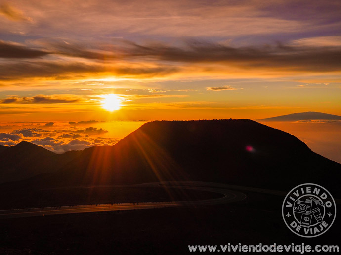 Amanecer en el volcán Haleakala, Maui