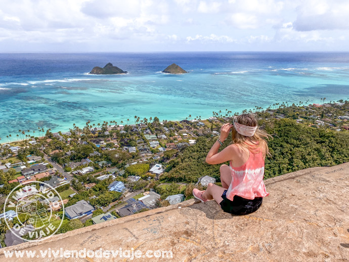 Lanikai Pillbox en Oahu, Hawaii