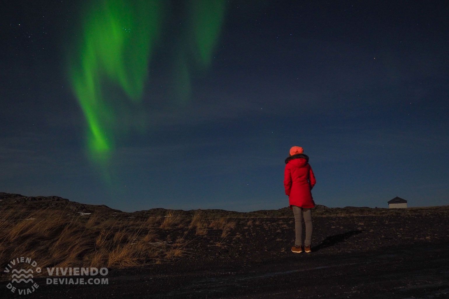Auroras boreales en Islandia