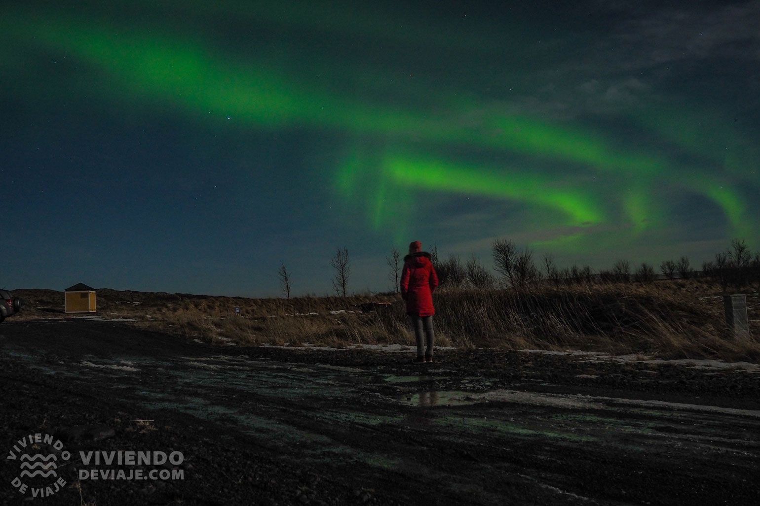 Luces del norte en Islandia