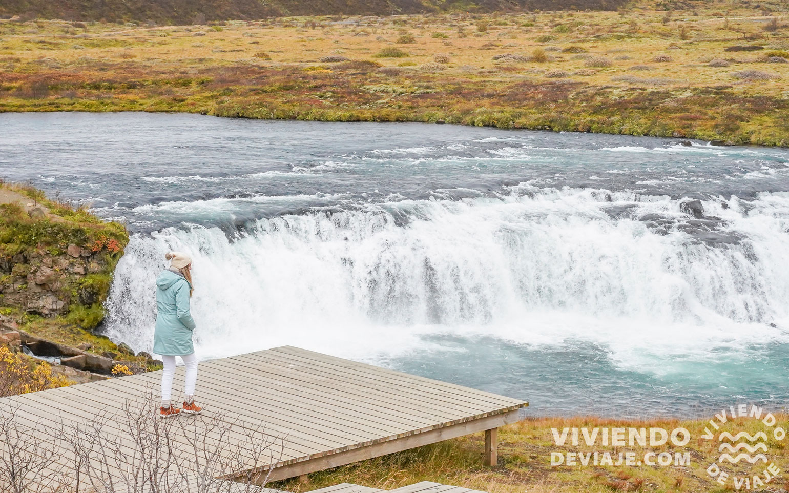 Cascada Faxafoss- Sur de Islandia