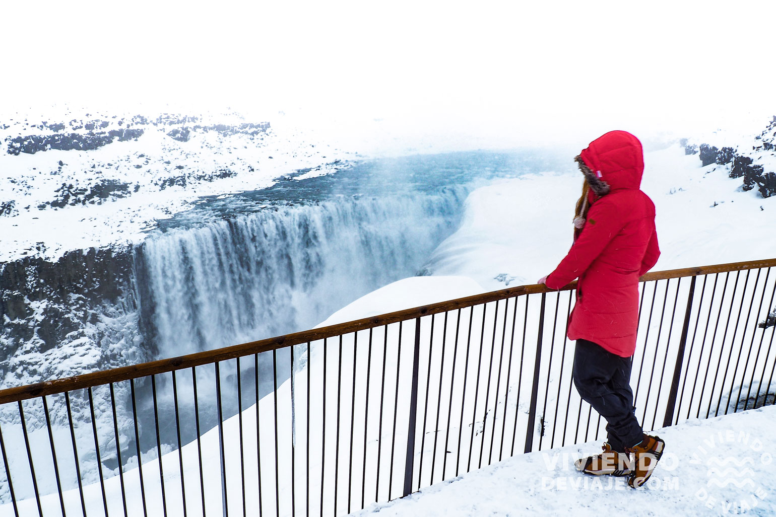 Cascada Dettifoss en Islandia