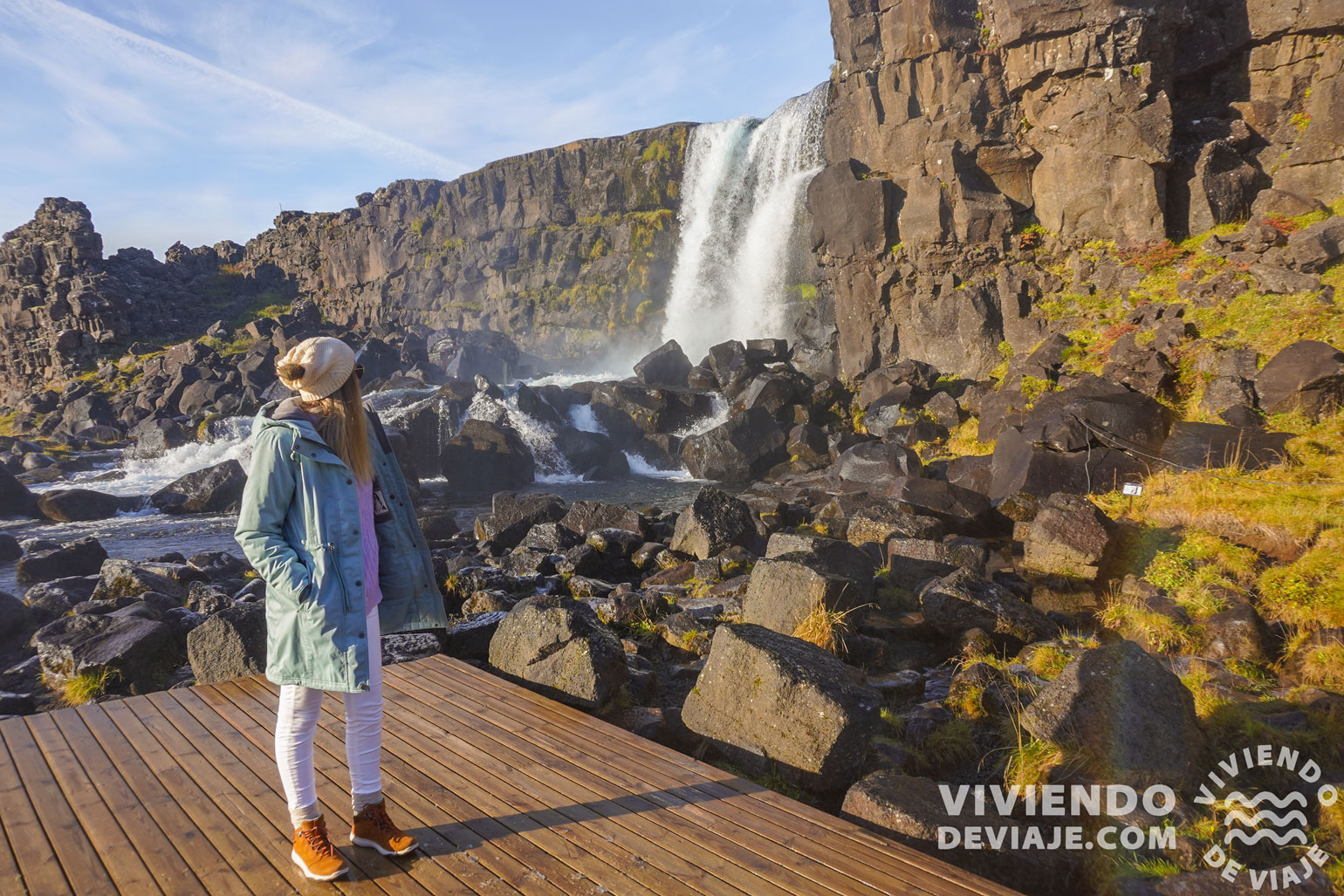 Qué ver en el sur de Islandia - Cascada Öxarárfoss