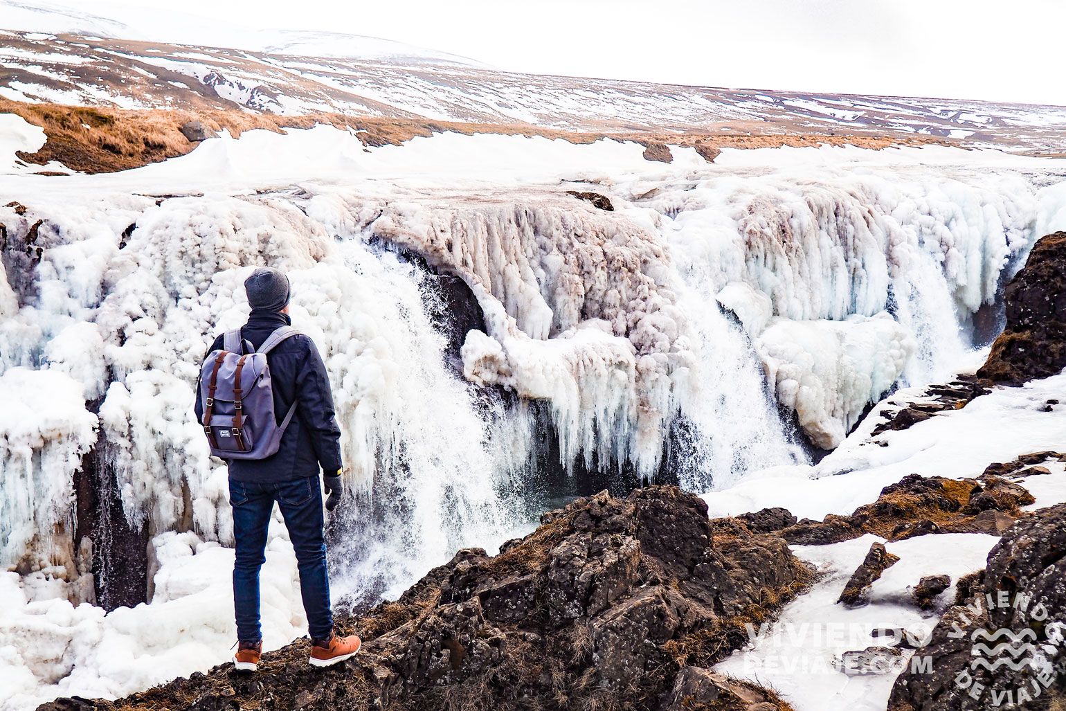 Ruta por Islandia en 10 días, cascada Kolugljúfur