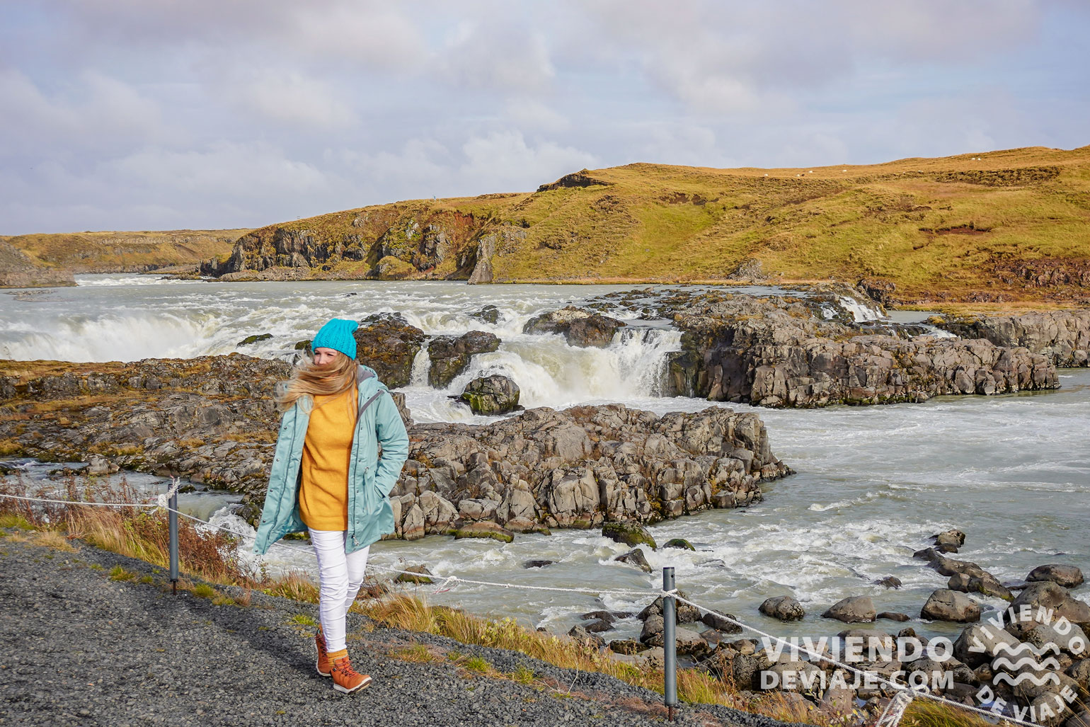 Cascada Urridafoss- Ruta por el sur de Islandia
