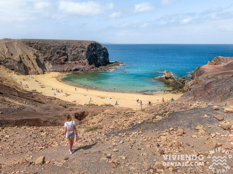 Playa del Papagayo en Lanzarote