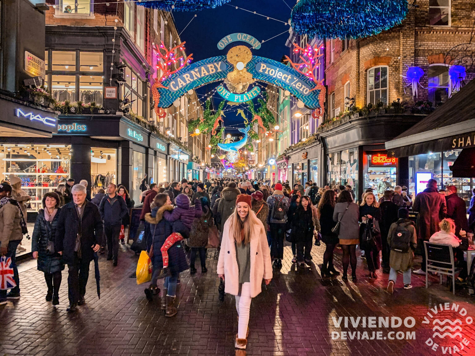 Carnaby Street, Londres en Navidad