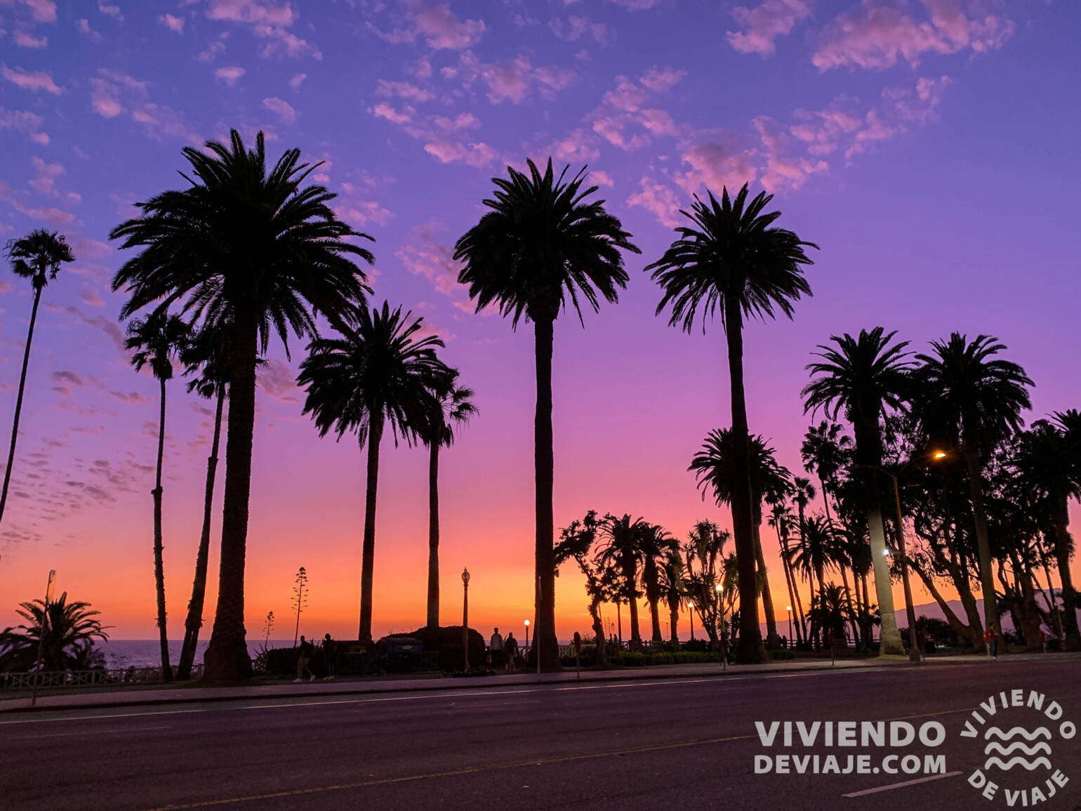 Atardecer en Palisades Park