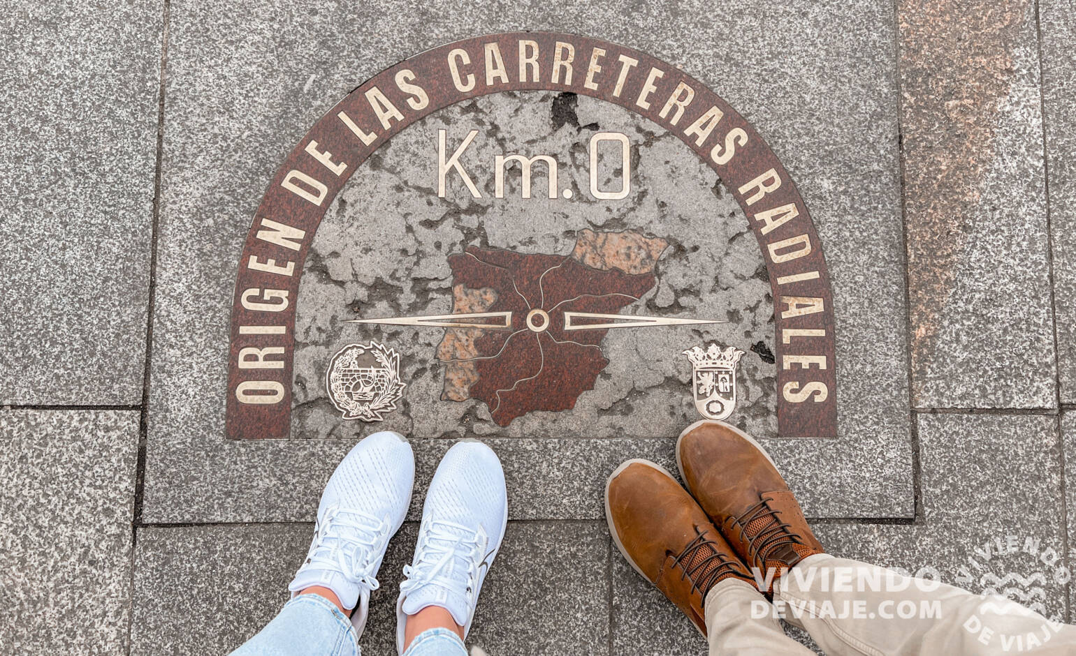 Placa del kilómetro 0 de Madrid