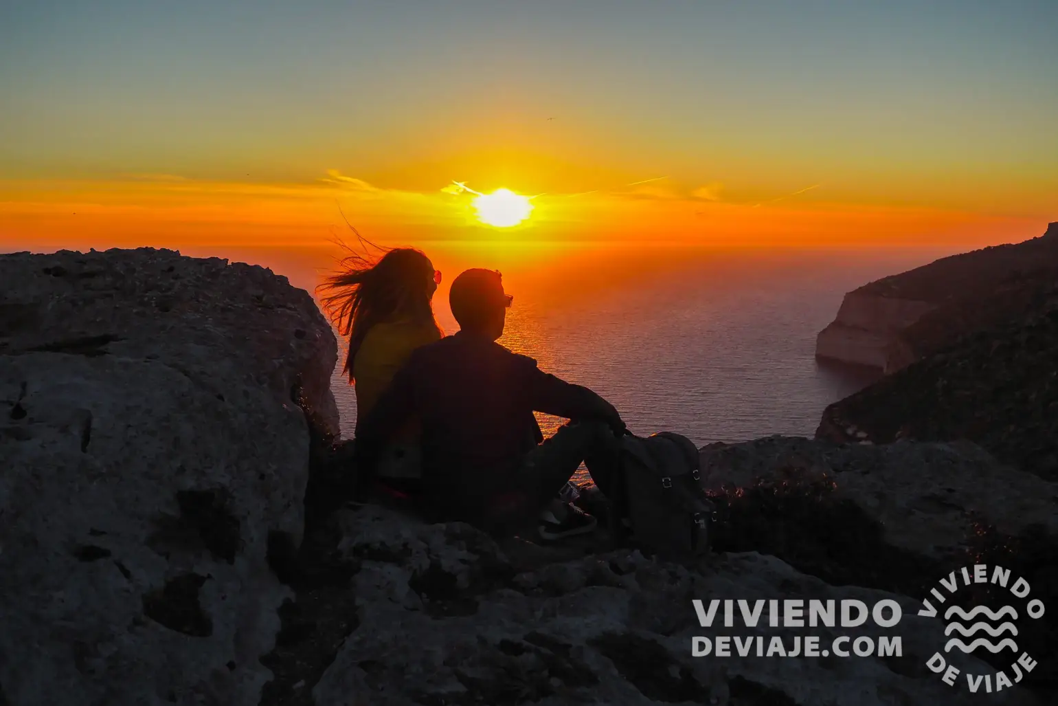 Atardecer en los acantilados Dingli