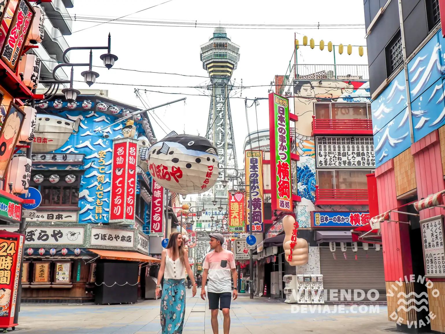 Distrito de Shinsekai y la Torre Tsūtenkaku | Osaka en un día