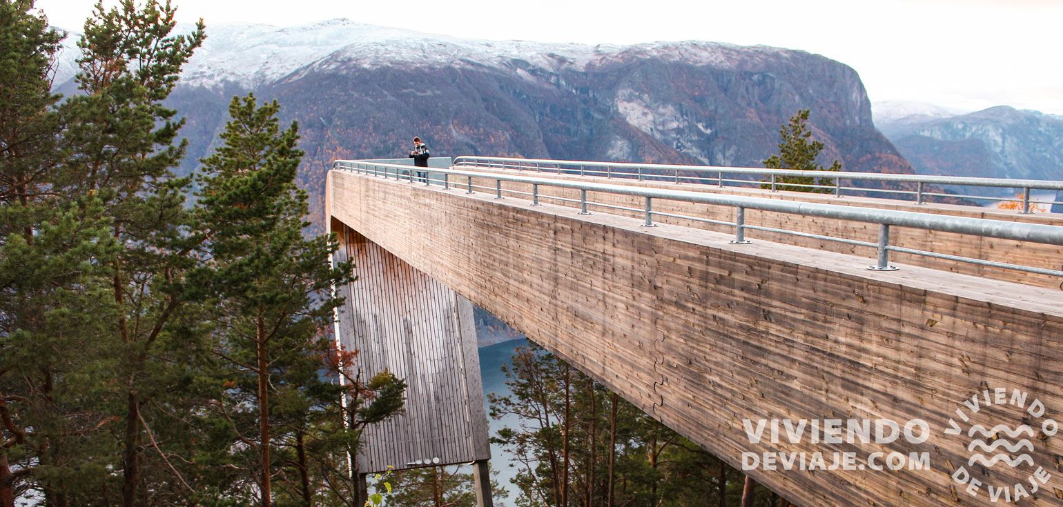 Mirador Stegastein en Noruega