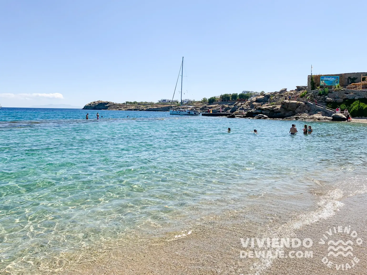 Paradise Beach, la zona más animada donde alojarse en Mykonos