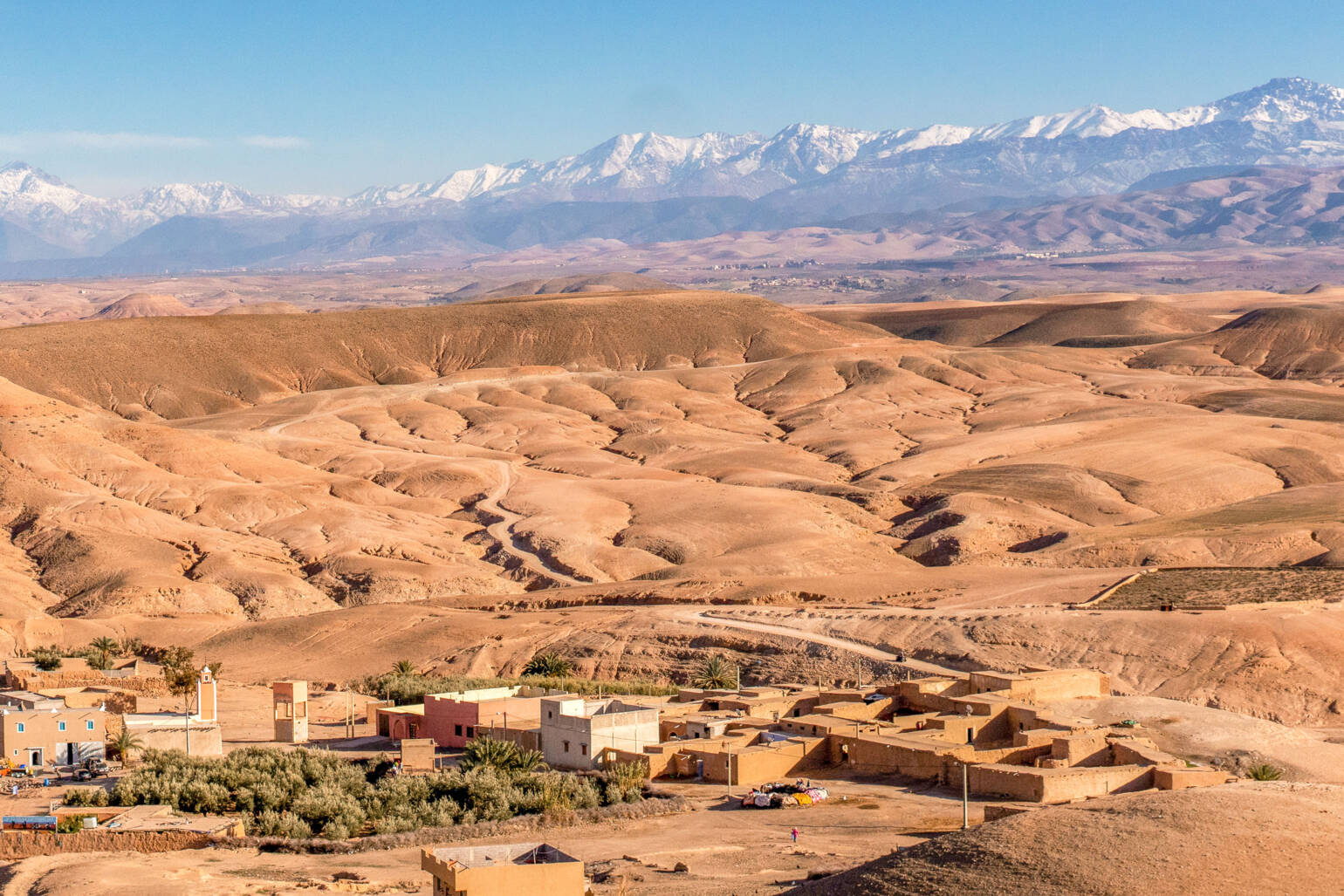 Noche en el desierto de Agafay