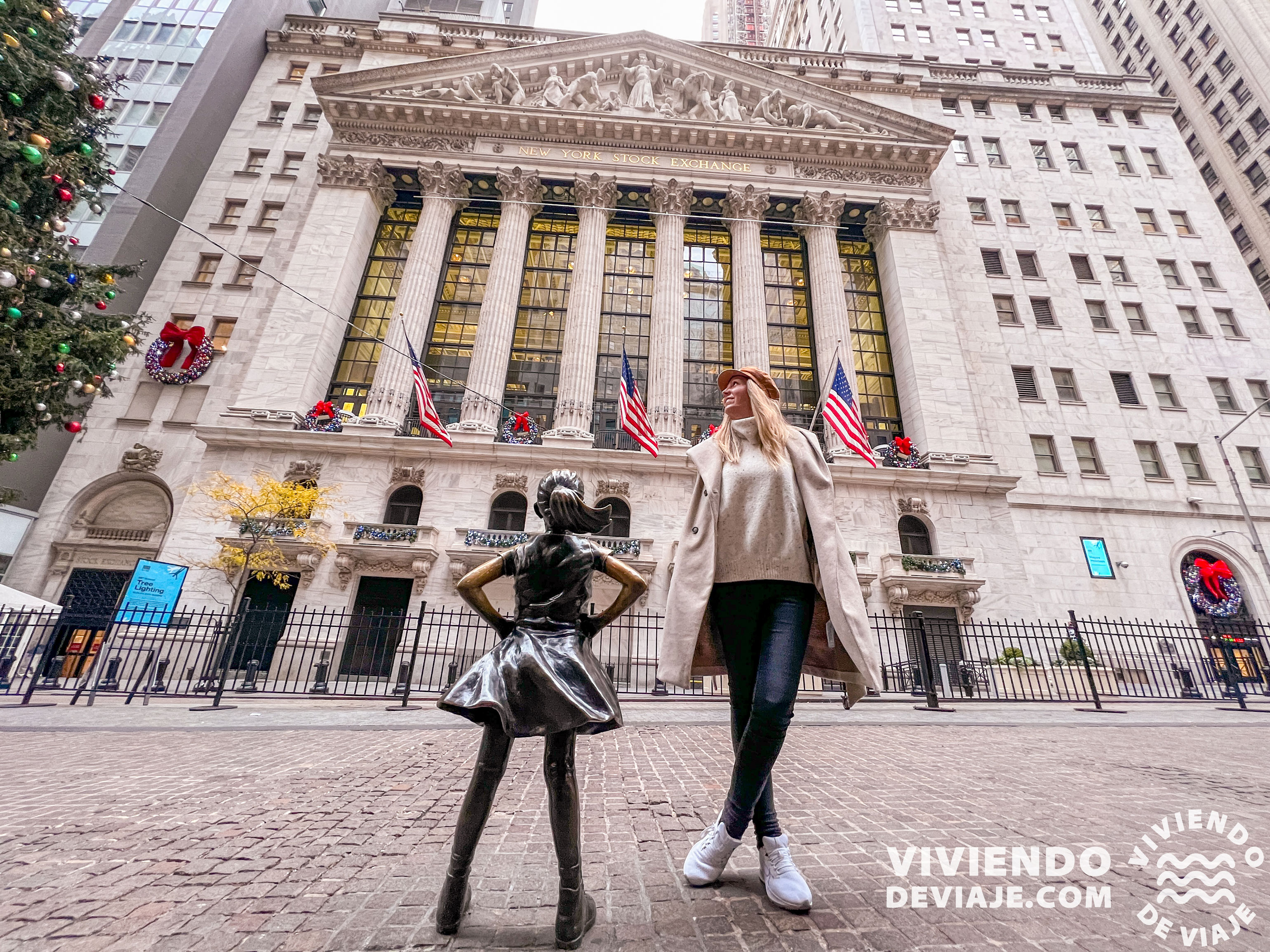 Fearless Girl frente a la Bolsa de Nueva York