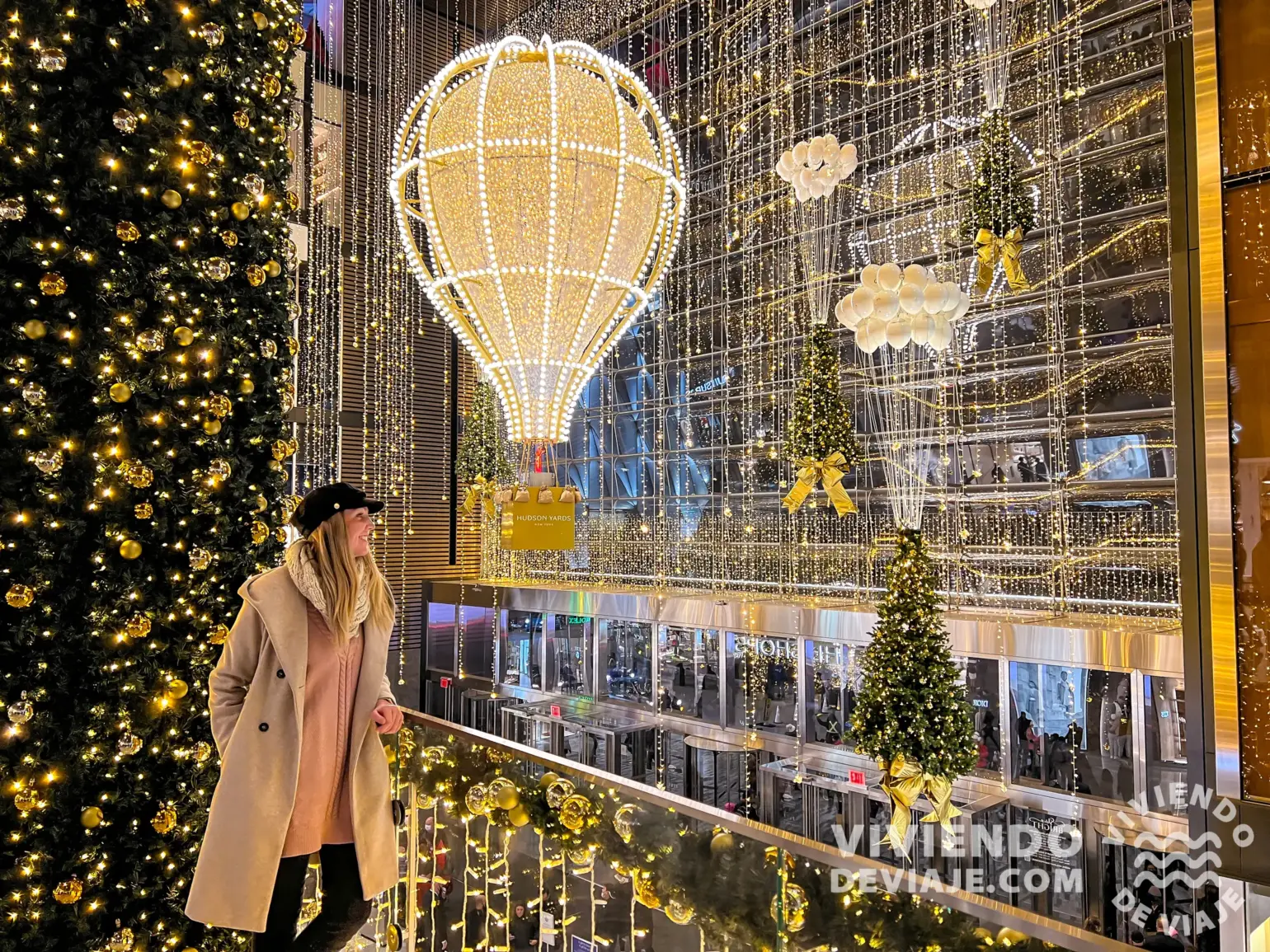 Iluminaciones navideñas en Hudson Yards
