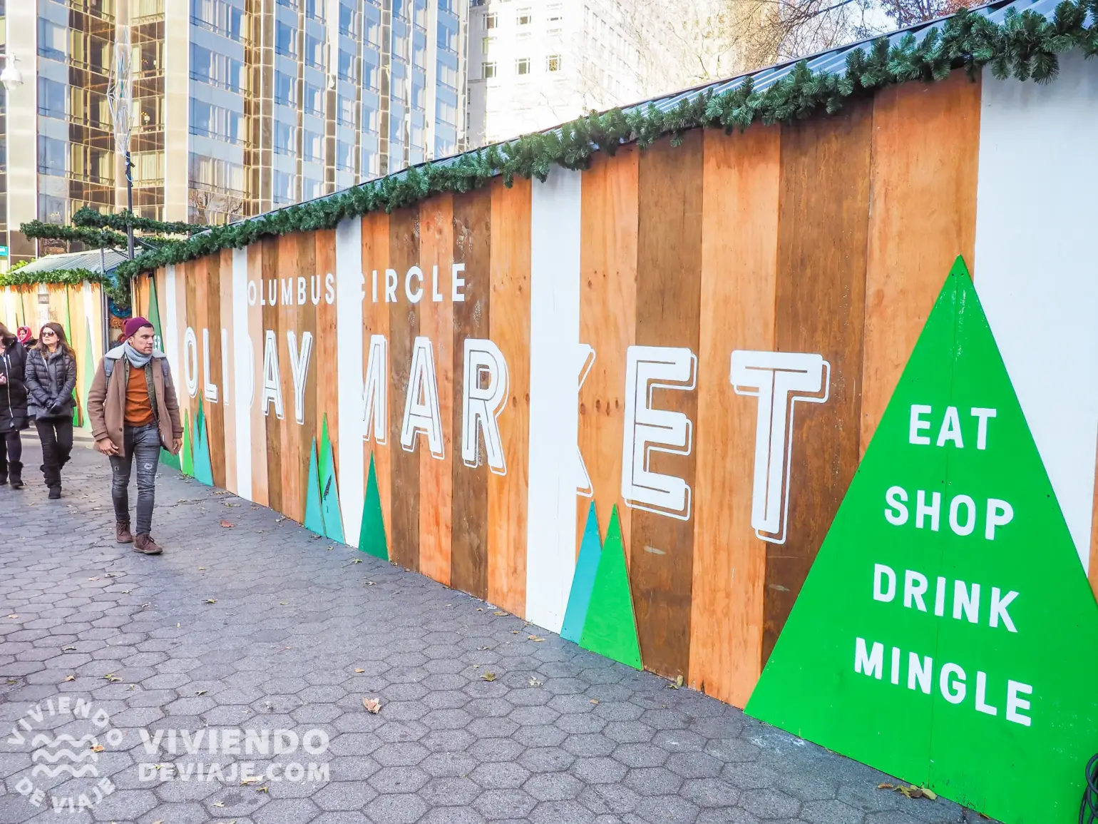Mercadillos de Navidad en Nueva York | Columbus Circle Holiday Market