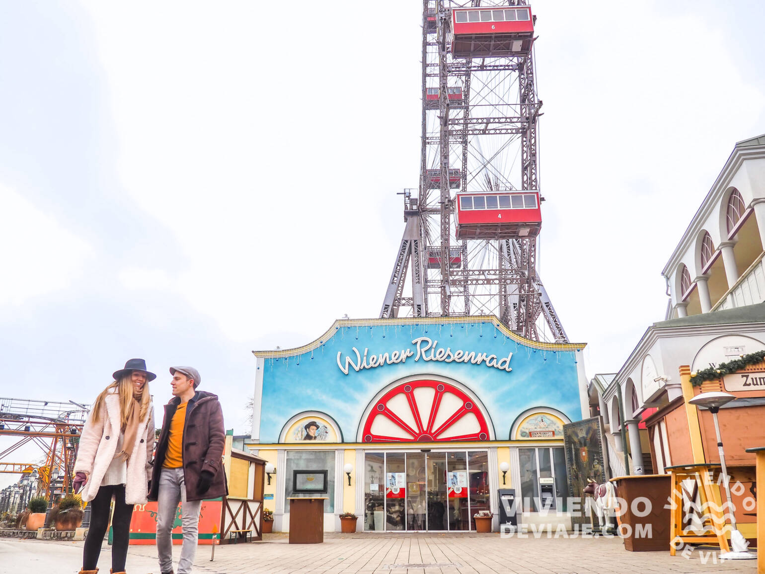 Parque de atracciones Prater en Viena