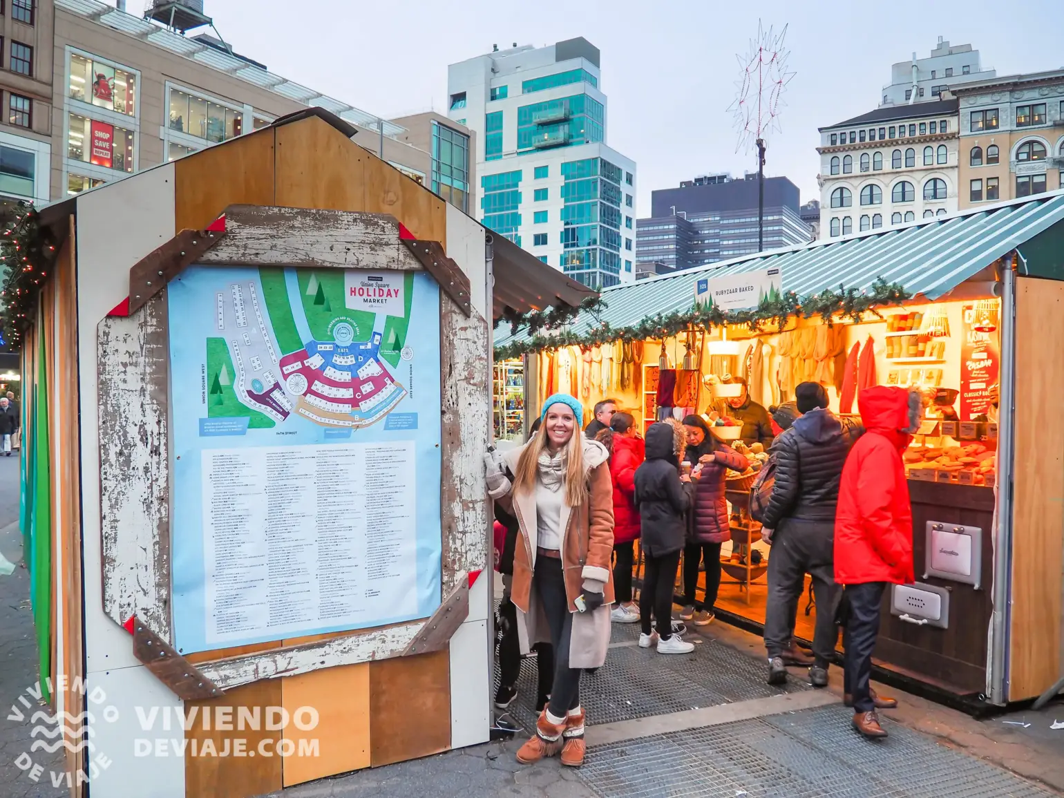 Union Square Holiday Market | Mercados navideños en Nueva York