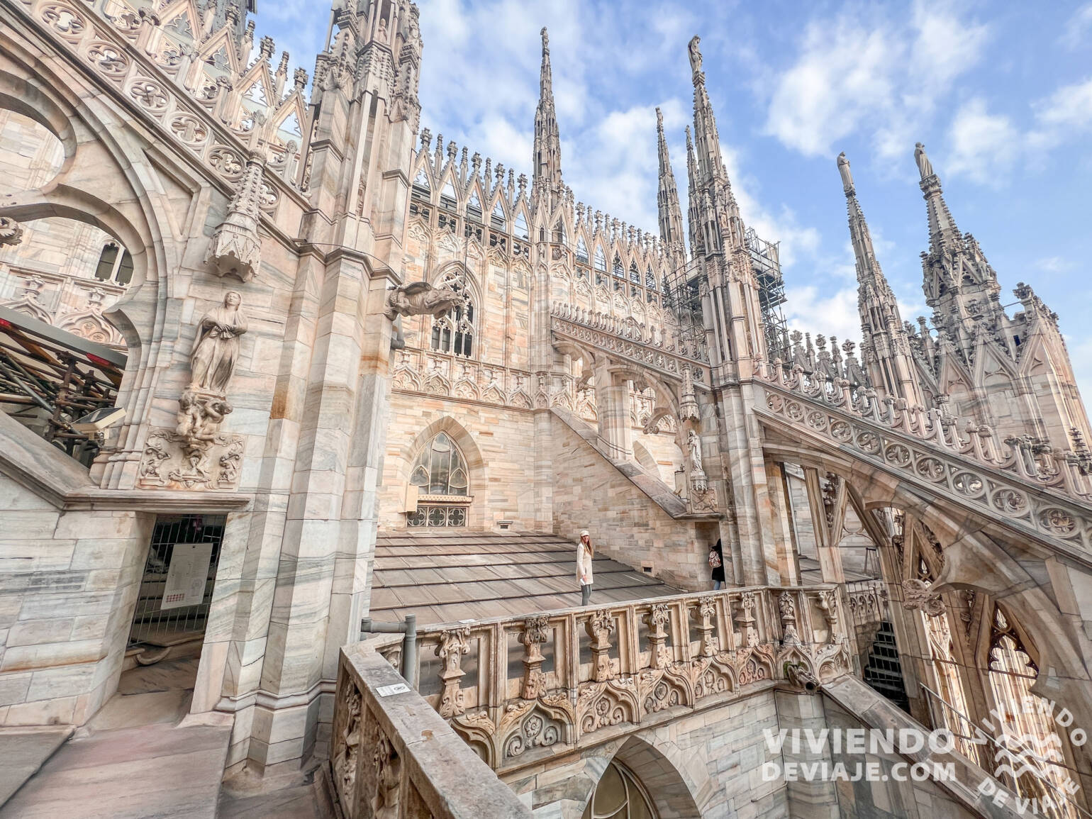 Terrazas del Duomo de Milán