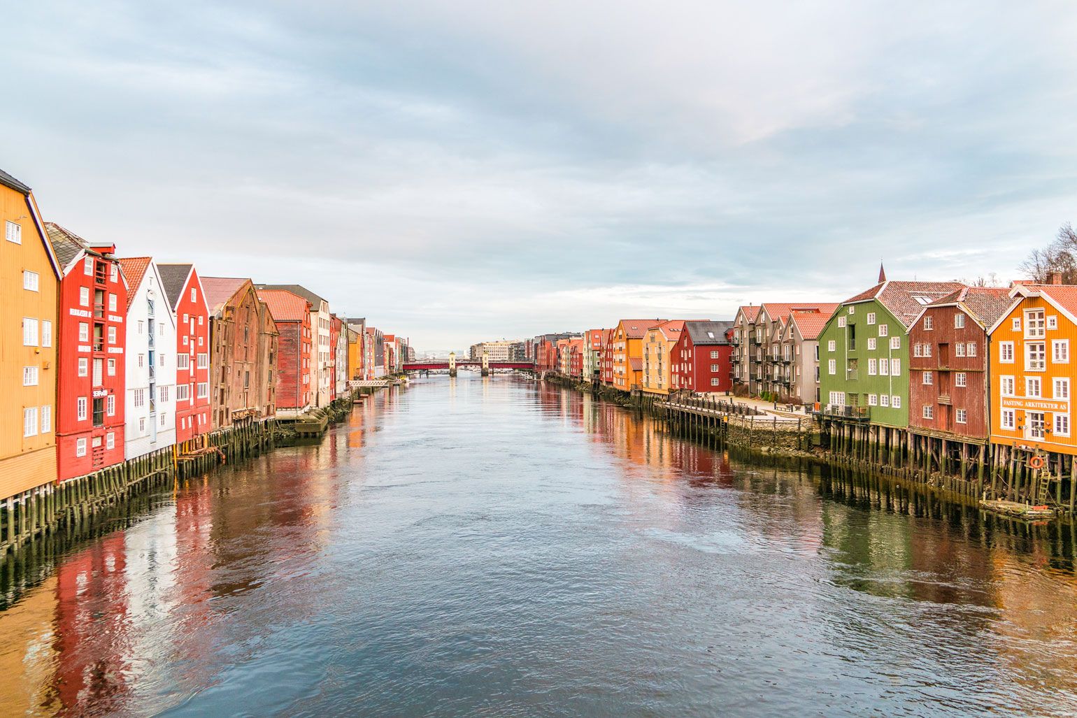 Trondheim en Noruega