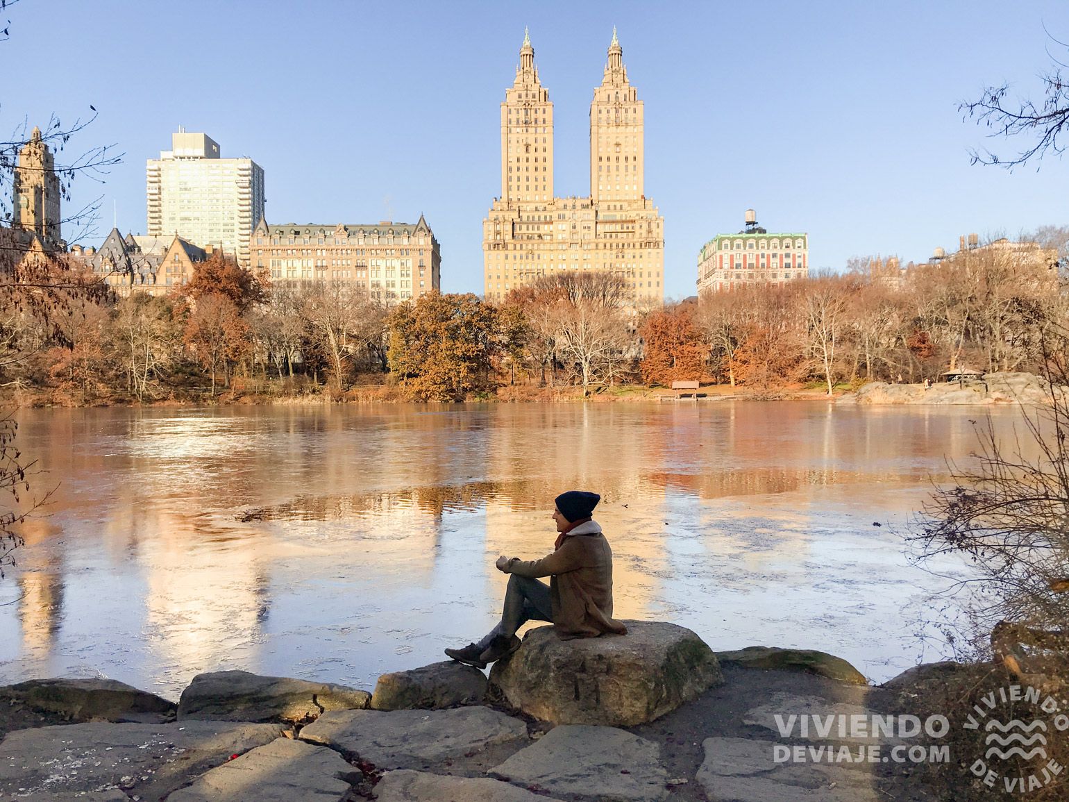 Vistas edificio Dakota desde Central Park