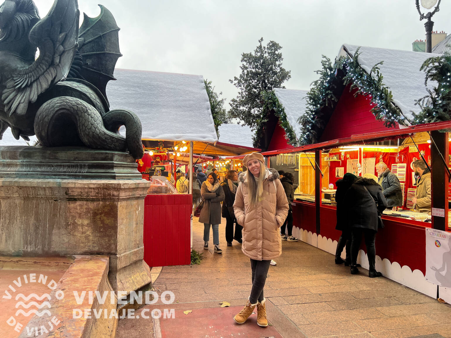 Marche de Noel place Saint Michel | Mercados de Navidad en París