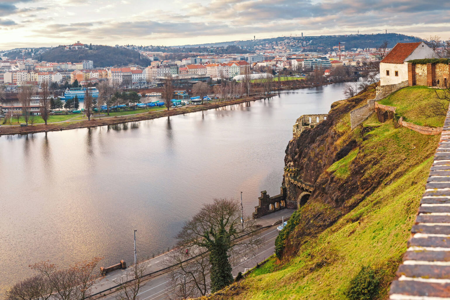 Vistas al río Moldava desde Vysehrad | Lugares que ver en Praga en 4 días