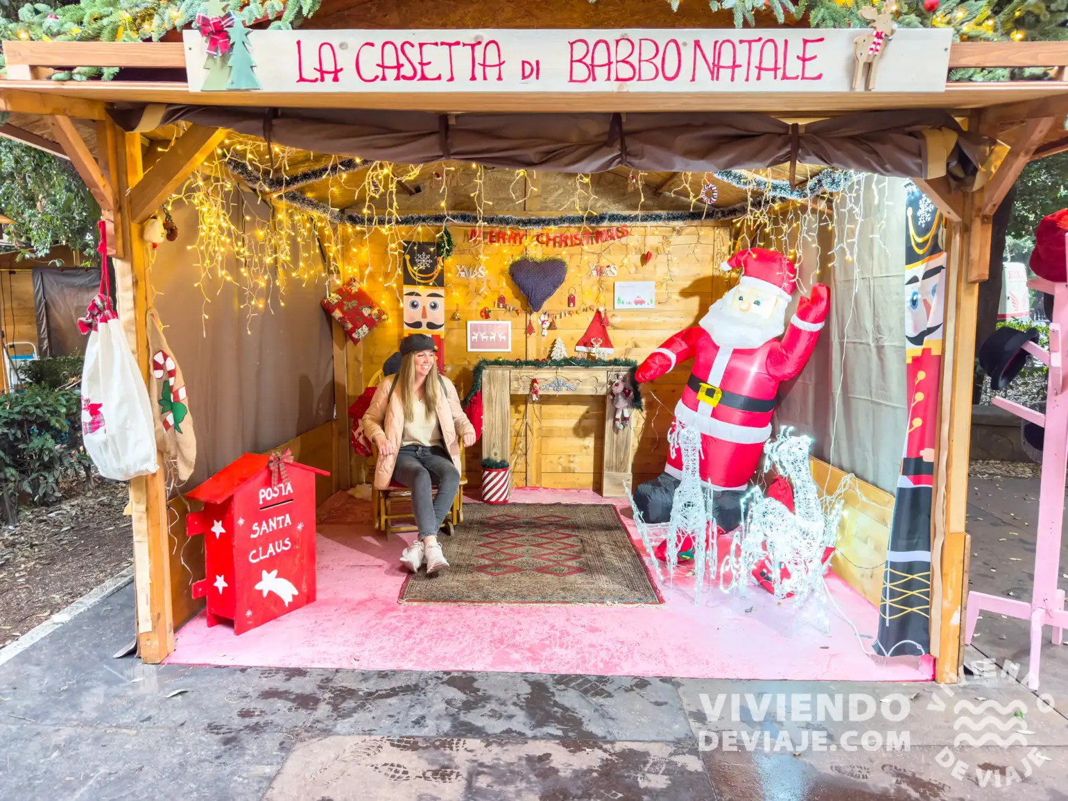 Mercado Navideño de la Piazza Giuseppe Mazzini