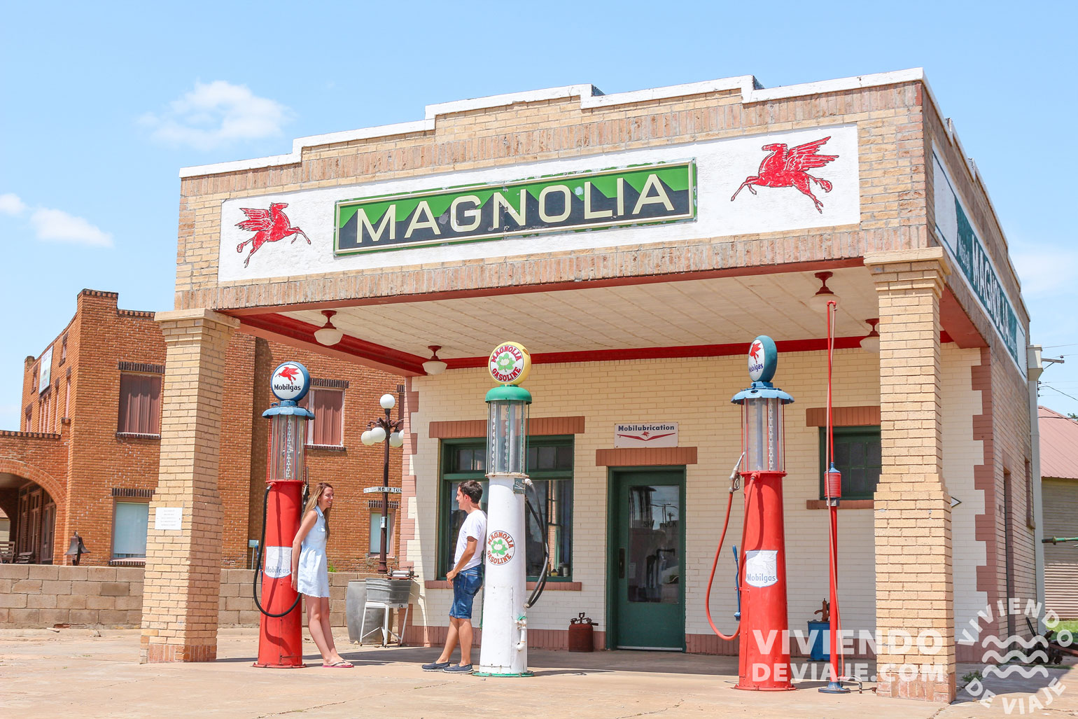 Ruta 66, Oklahoma - Amarillo Gasolinera Magnolia | Ruta 66