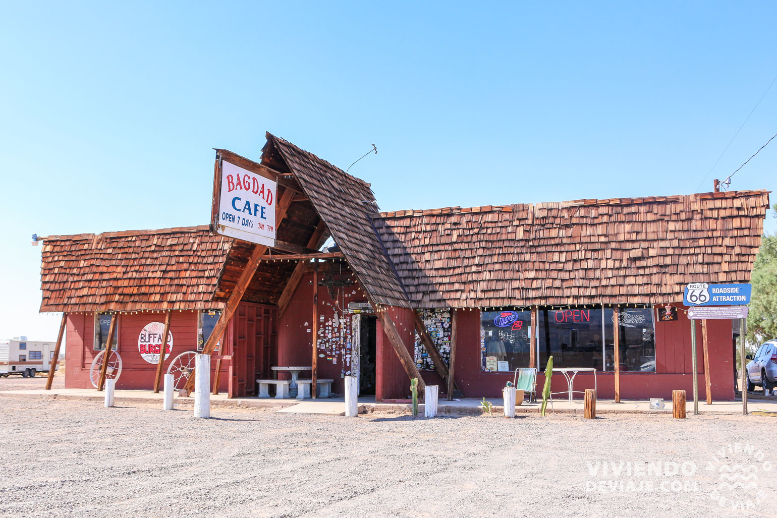 De Las Vegas a Los Angeles, Bagdad Cafe Bagdad Cafe | Ruta 66